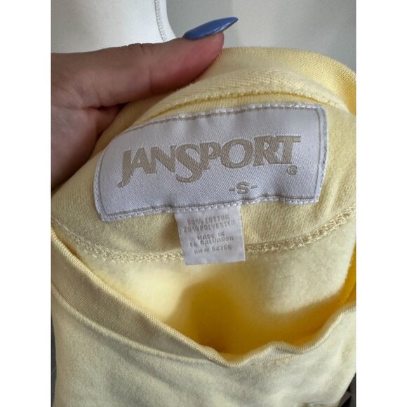 JANSPORT Perdue University Butter Yellow Crewneck Sweatshirt Size Small - Picture 5 of 8